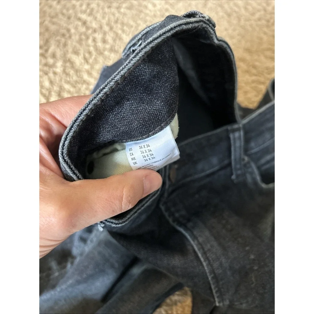 American Eagle Mens Original Boot Extreme Flex 4 Jeans Blue 36x34 Dark Wash